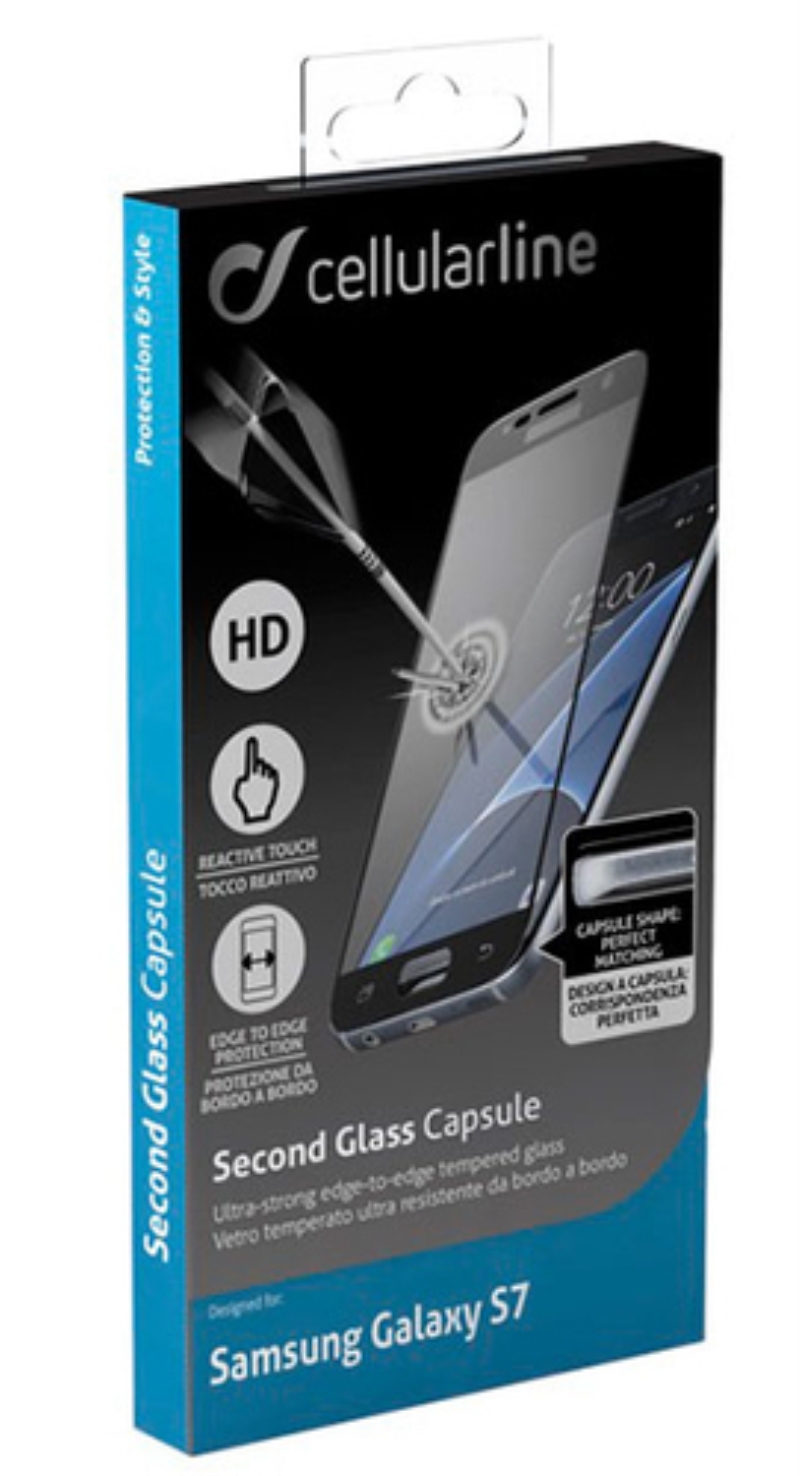 CELLULARLINE Pellicola protettiva in vetro temperato per Samsung Galaxy S7 Cellular Line 